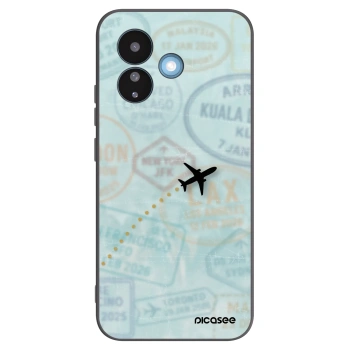 Picasee crna silikonska maskica za Xiaomi Redmi Note 17 Pro 5G - FLIGHT PATH