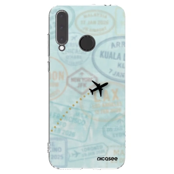 Picasee silikonska prozirna maskica za Honor 20 Lite - FLIGHT PATH