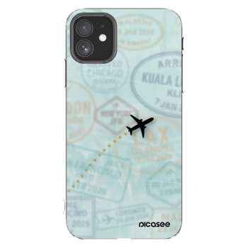 Picasee silikonska prozirna maskica za Apple iPhone 11 - FLIGHT PATH