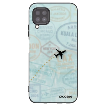 Picasee crna silikonska maskica za Huawei P40 Lite - FLIGHT PATH