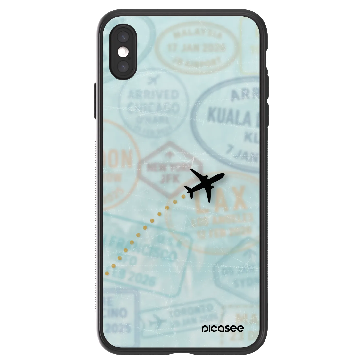 Picasee ULTIMATE CASE za Apple iPhone XS Max - FLIGHT PATH