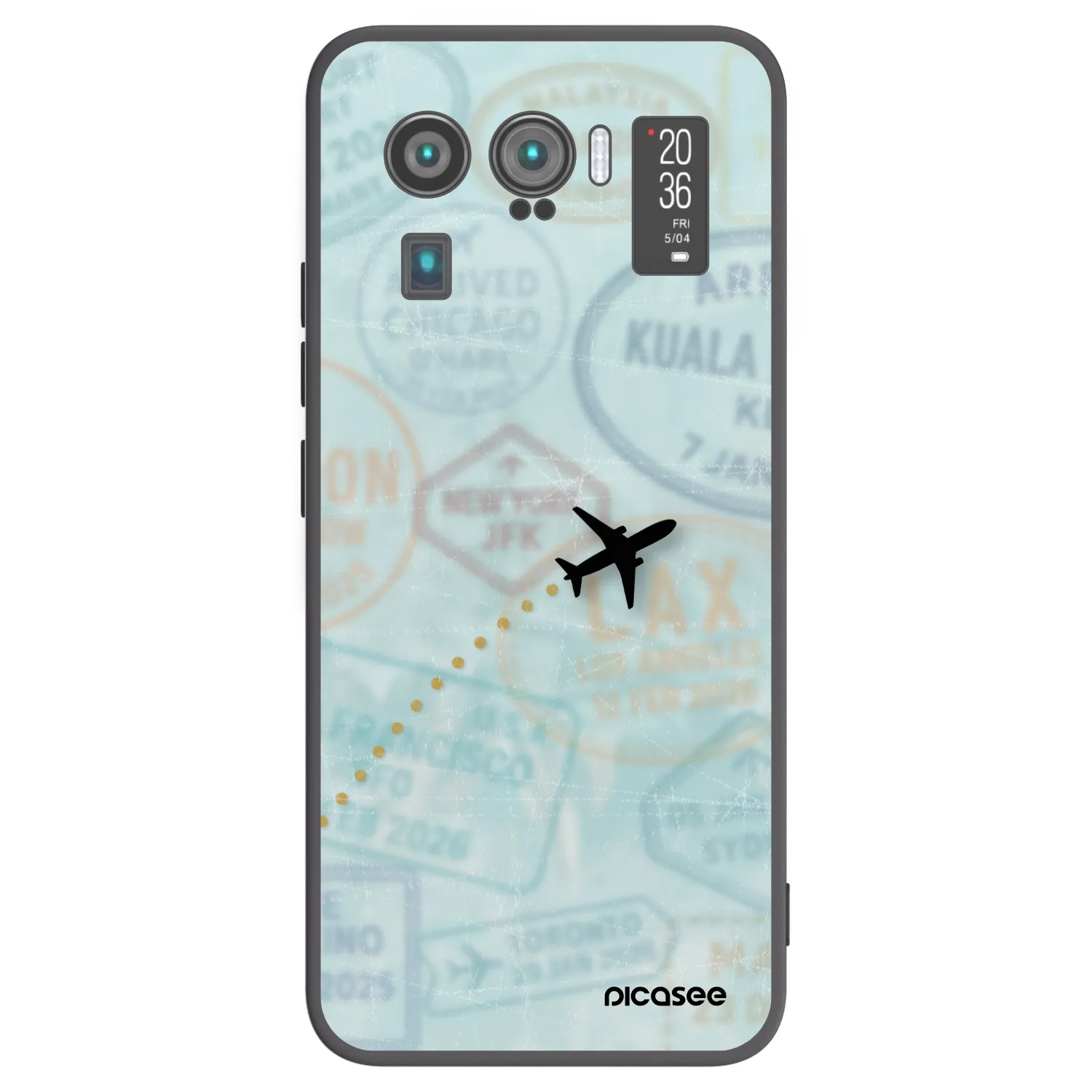 Picasee crna silikonska maskica za Xiaomi Mi 11 Ultra - FLIGHT PATH