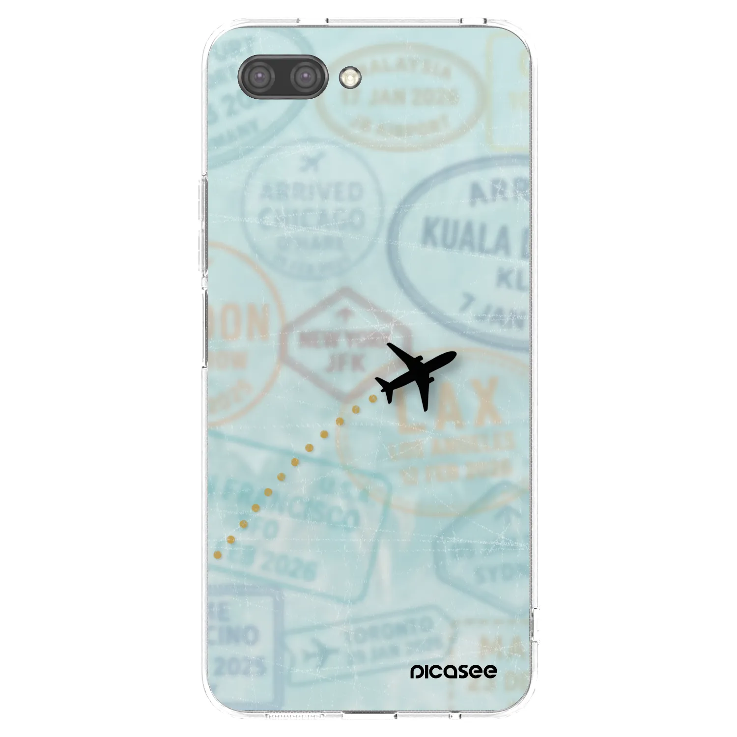 Picasee silikonska prozirna maskica za Honor 10 - FLIGHT PATH