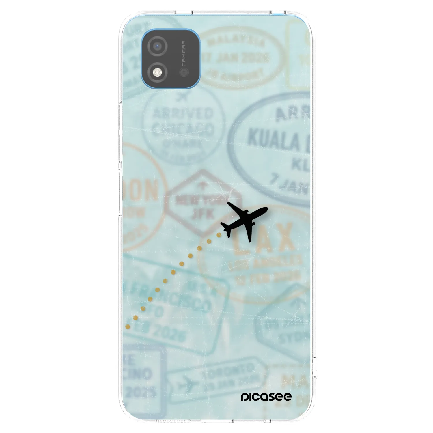 Picasee silikonska prozirna maskica za Realme C11 (2021) - FLIGHT PATH