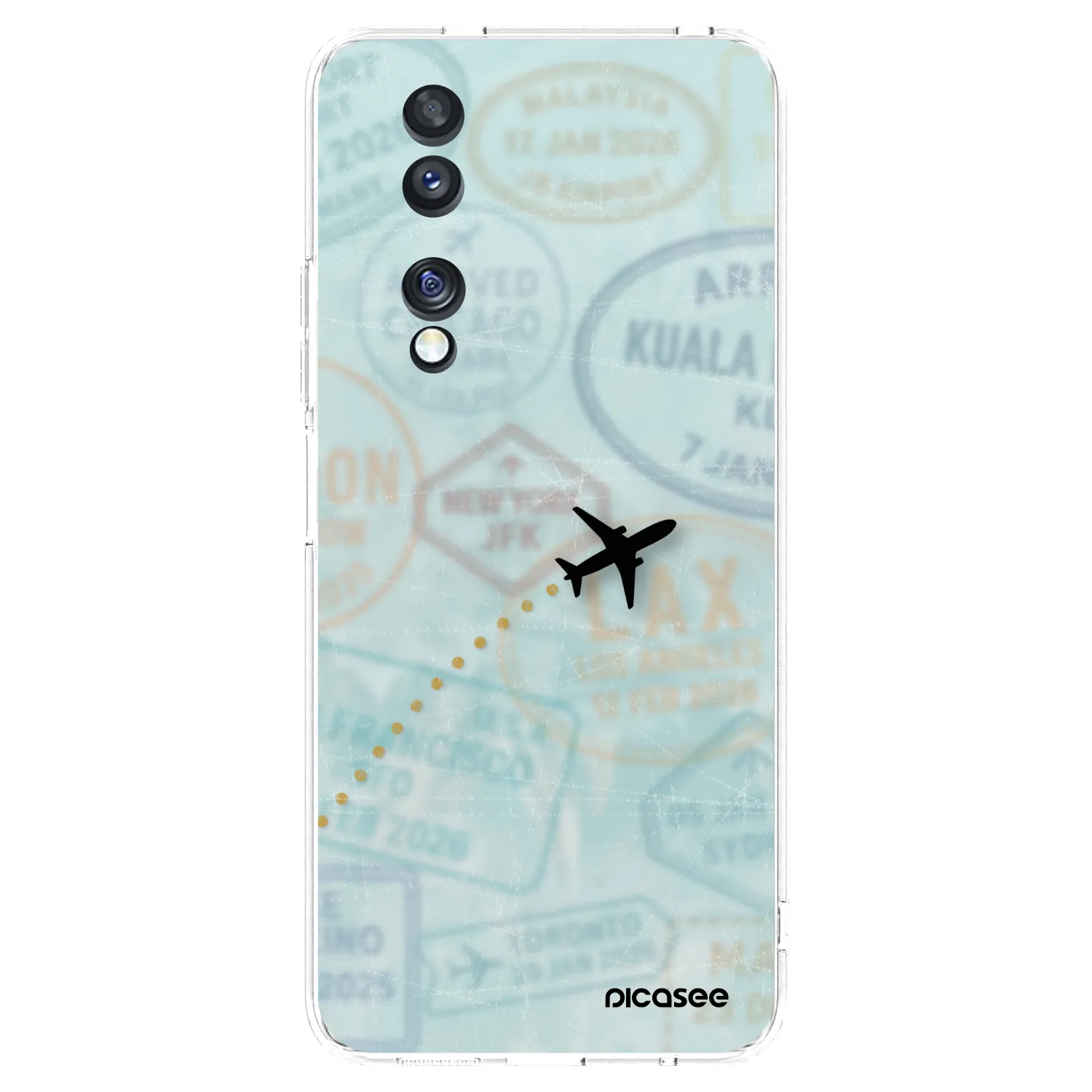 Picasee silikonska prozirna maskica za Honor 70 - FLIGHT PATH