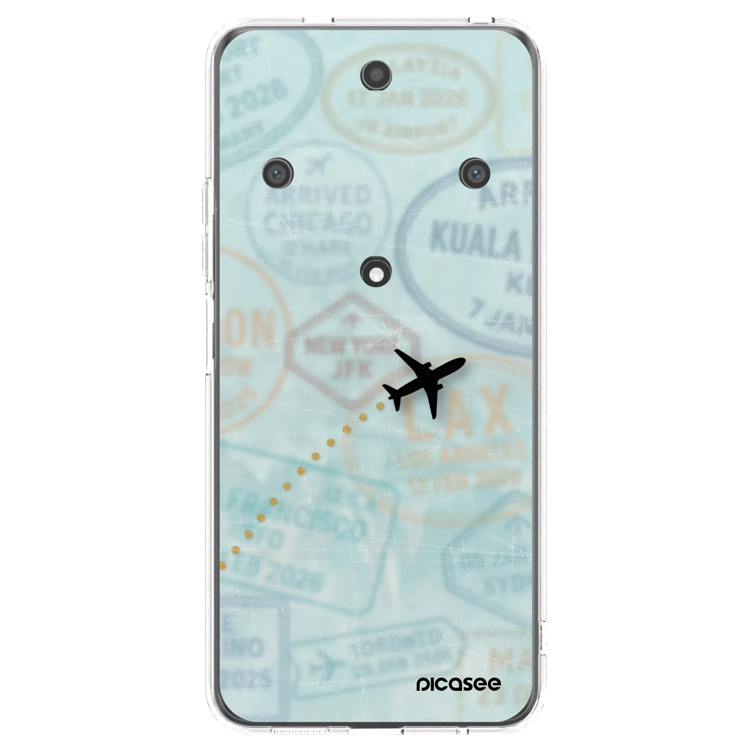 Picasee silikonska prozirna maskica za Honor Magic5 Lite 5G - FLIGHT PATH