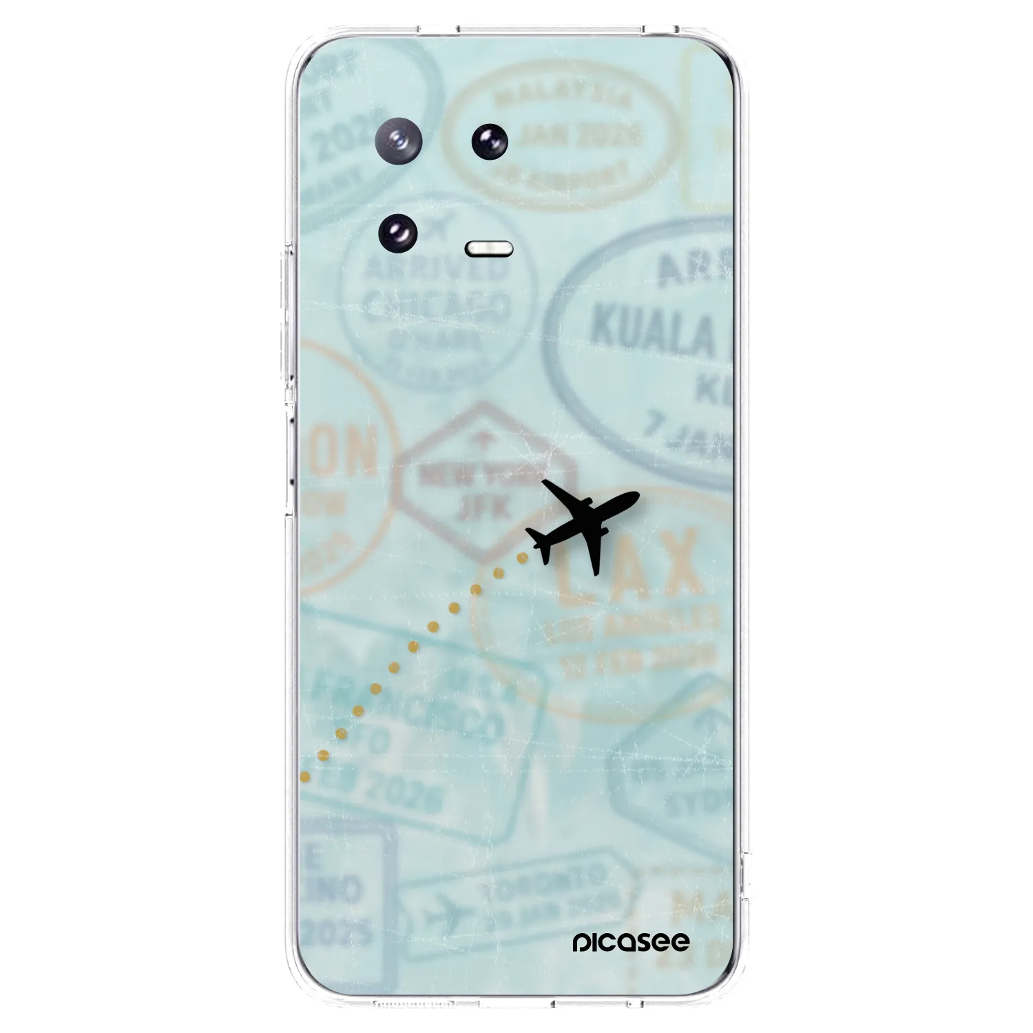 Picasee silikonska prozirna maskica za Xiaomi 13 Pro - FLIGHT PATH