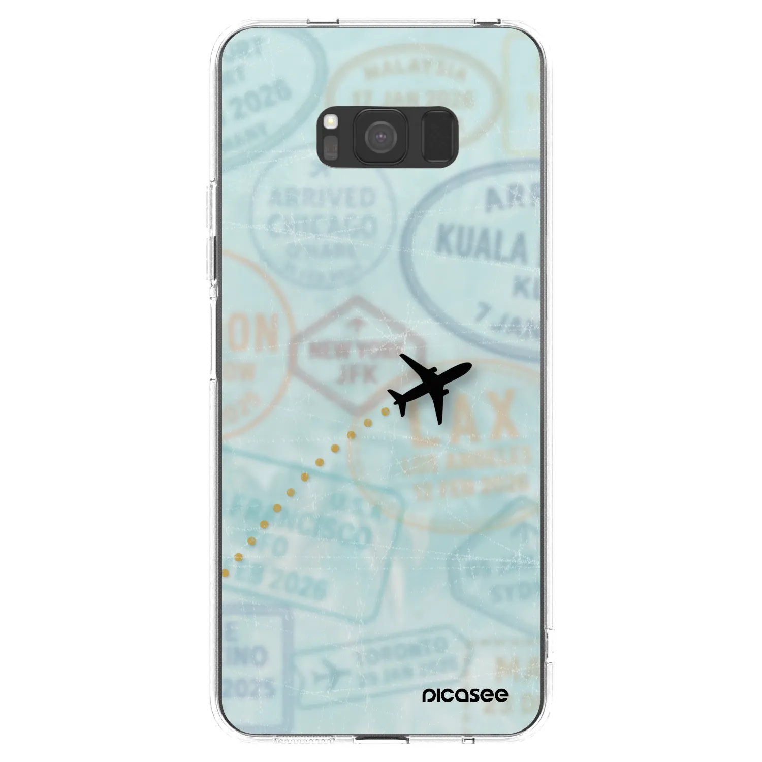 Picasee silikonska prozirna maskica za Samsung Galaxy A73 5G - FLIGHT PATH
