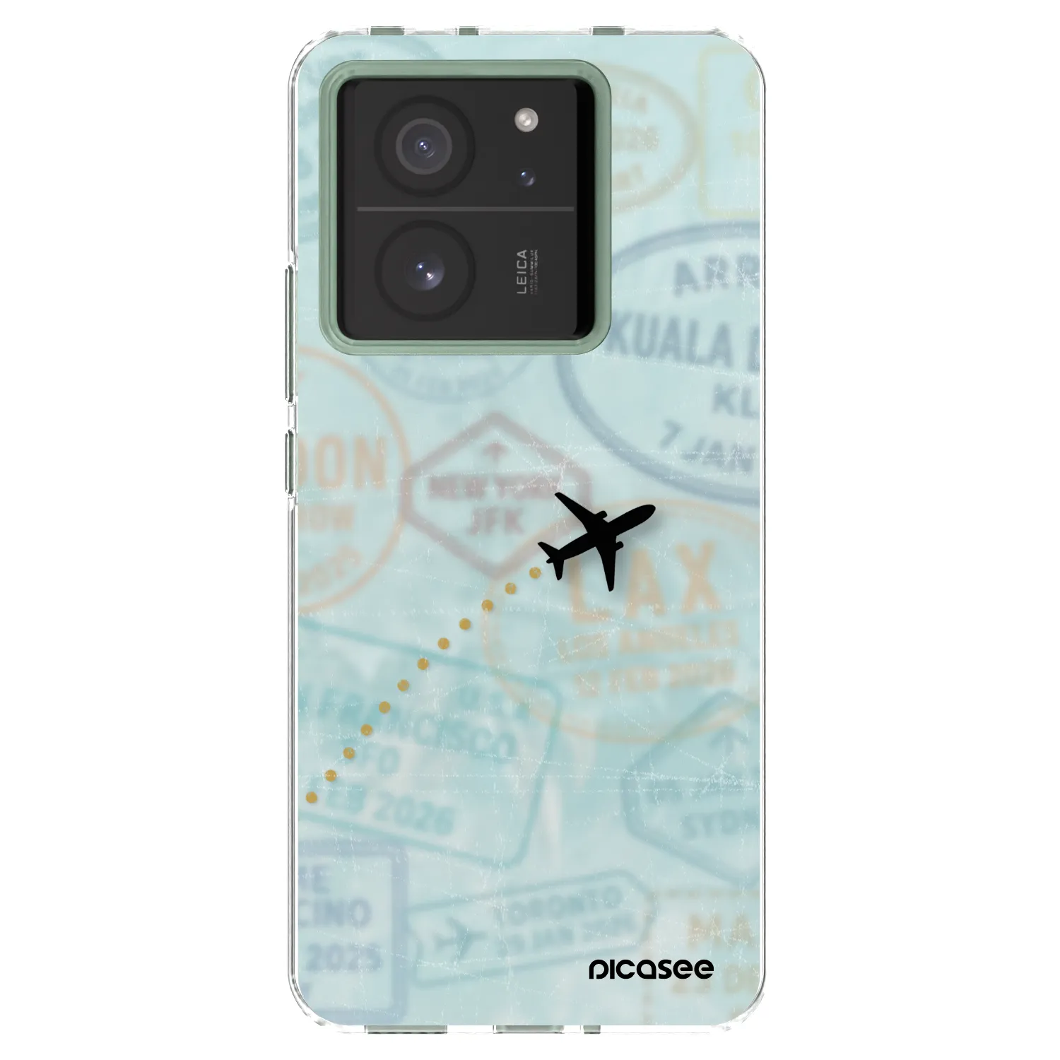 Picasee silikonska prozirna maskica za Xiaomi 13T Pro - FLIGHT PATH