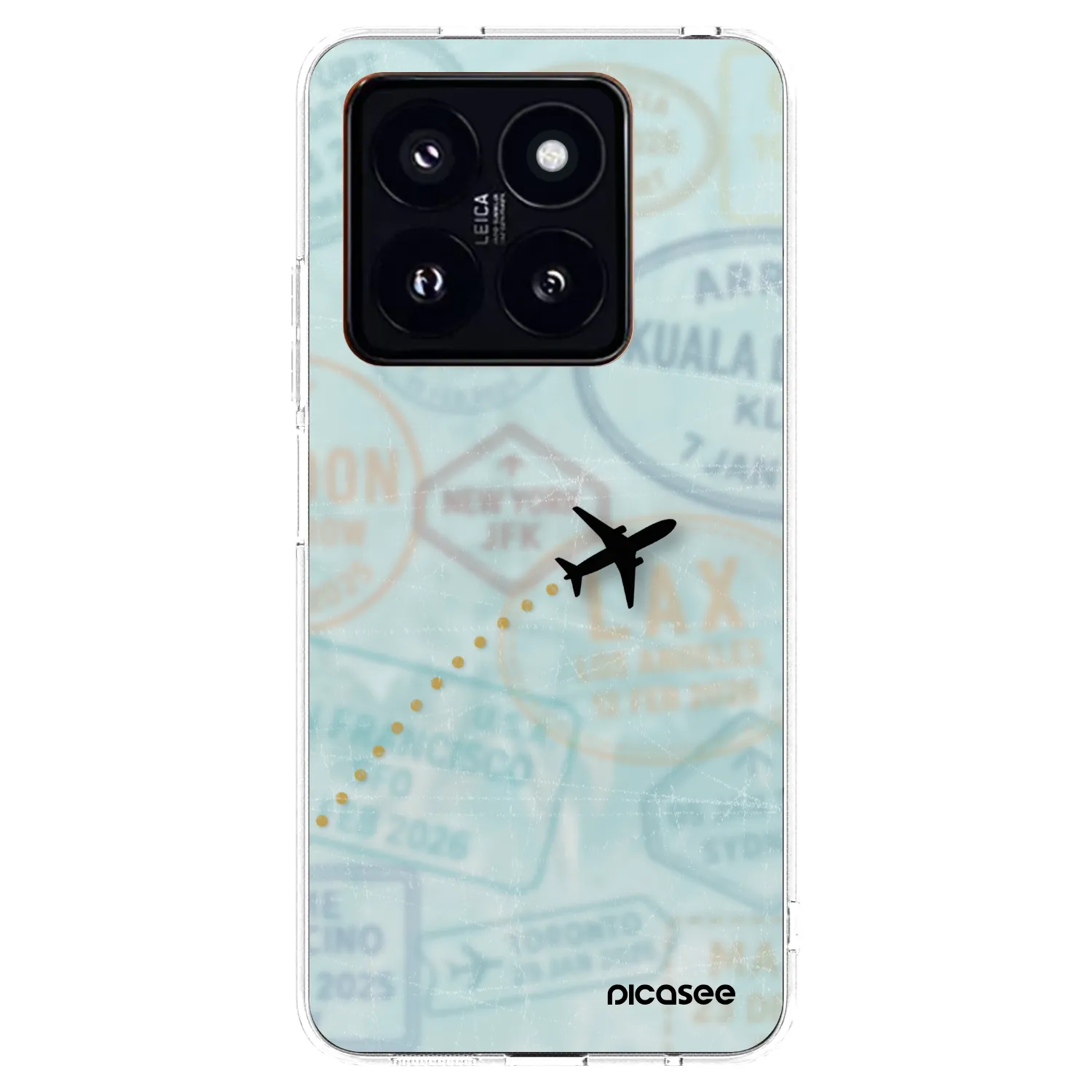 Picasee silikonska prozirna maskica za Xiaomi 14 Pro - FLIGHT PATH