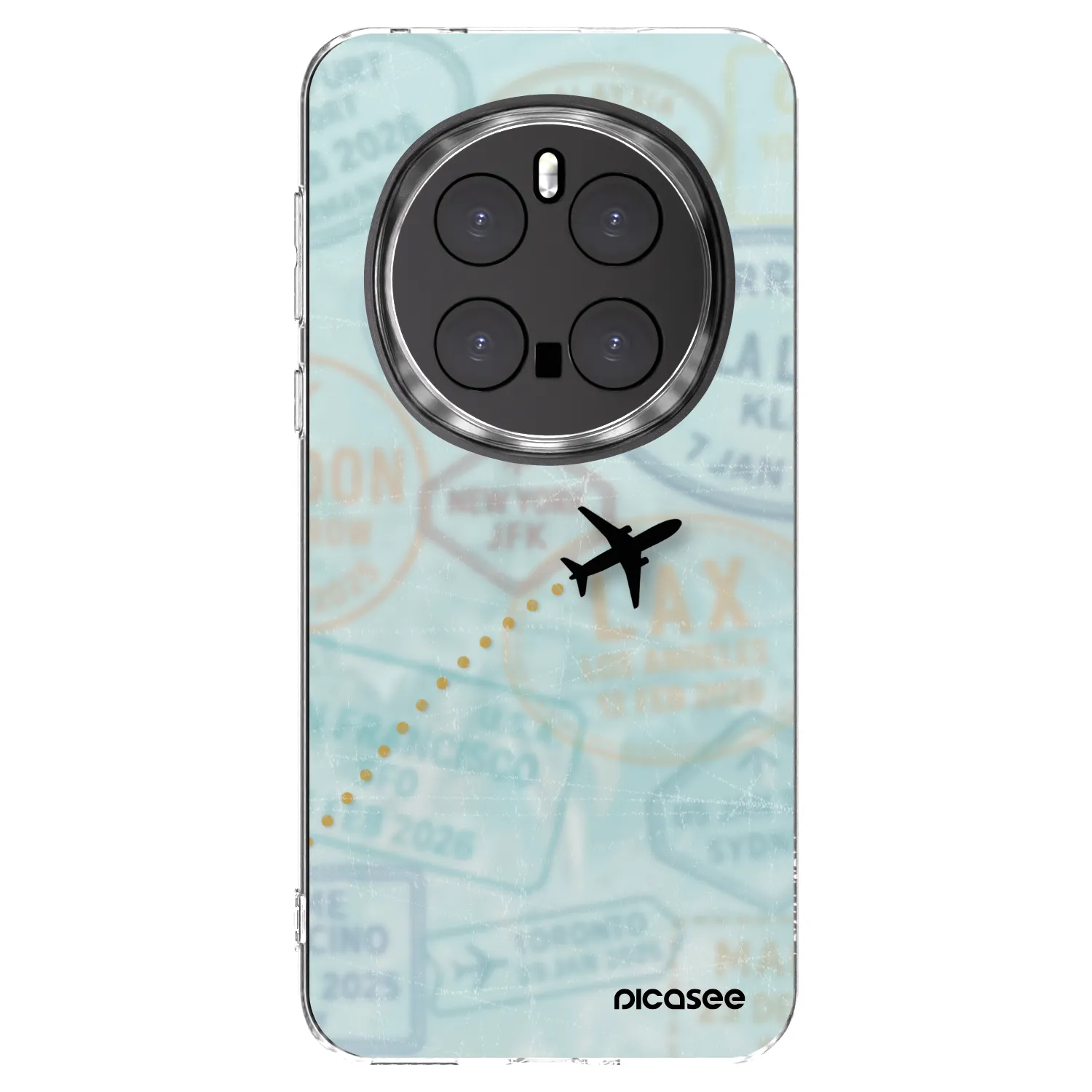 Picasee silikonska prozirna maskica za Honor Magic7 Pro 5G - FLIGHT PATH