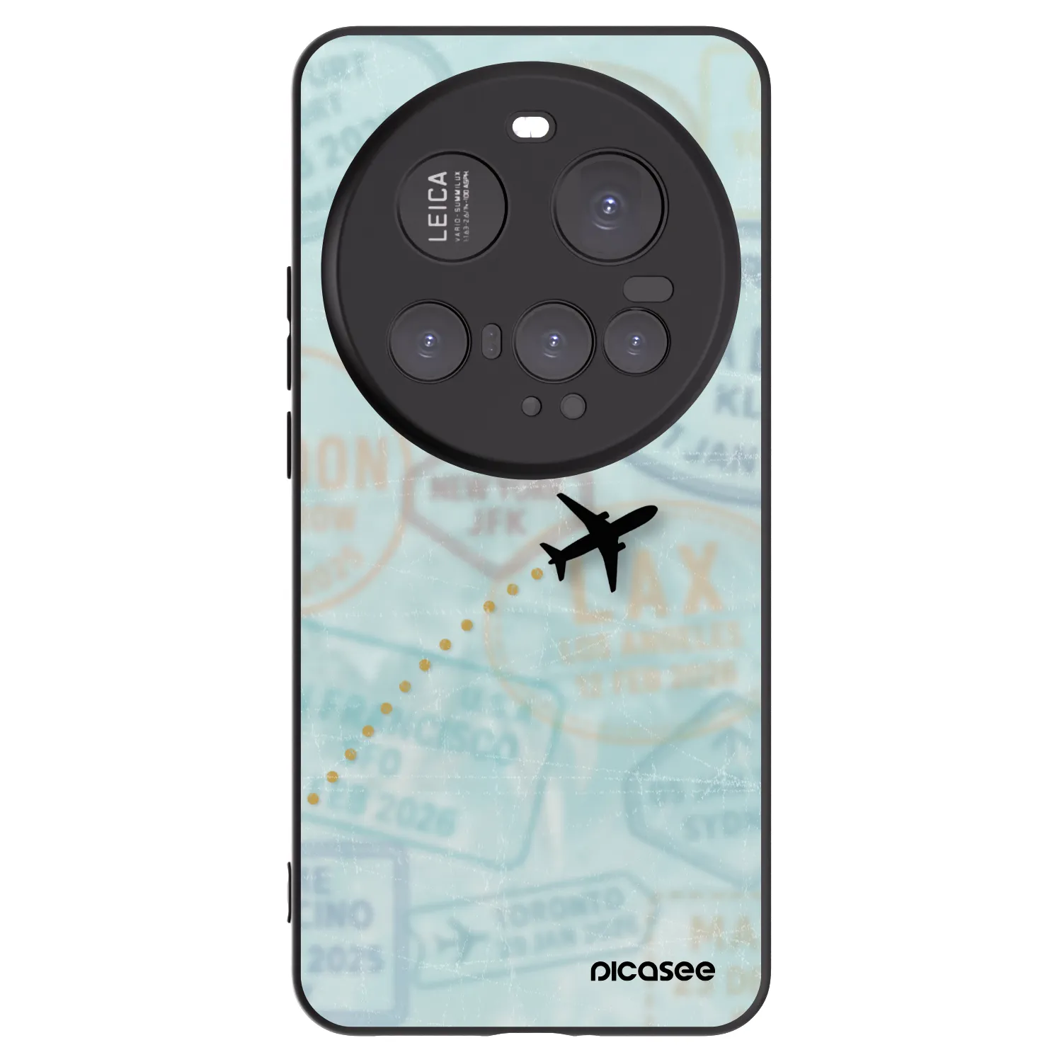 Picasee crna silikonska maskica za Xiaomi 15 Ultra - FLIGHT PATH