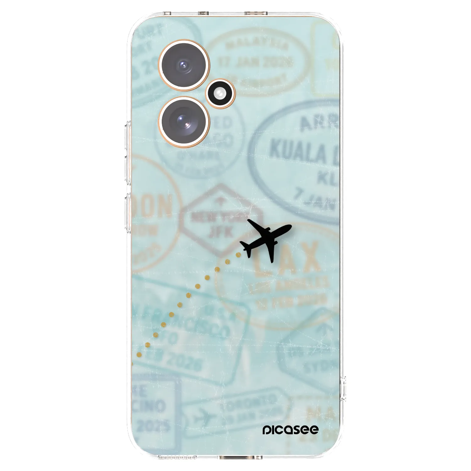 Picasee silikonska prozirna maskica za Honor 400 5G - FLIGHT PATH