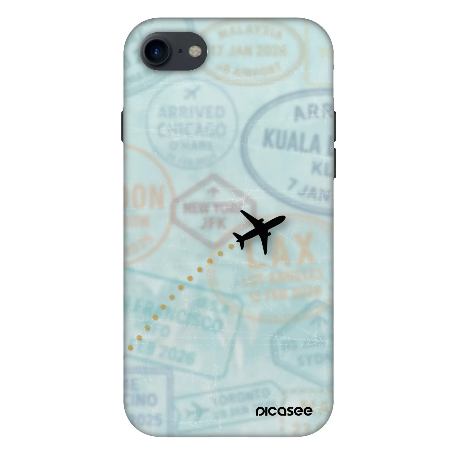 Picasee Fashion Case za Apple iPhone SE 2020 - FLIGHT PATH