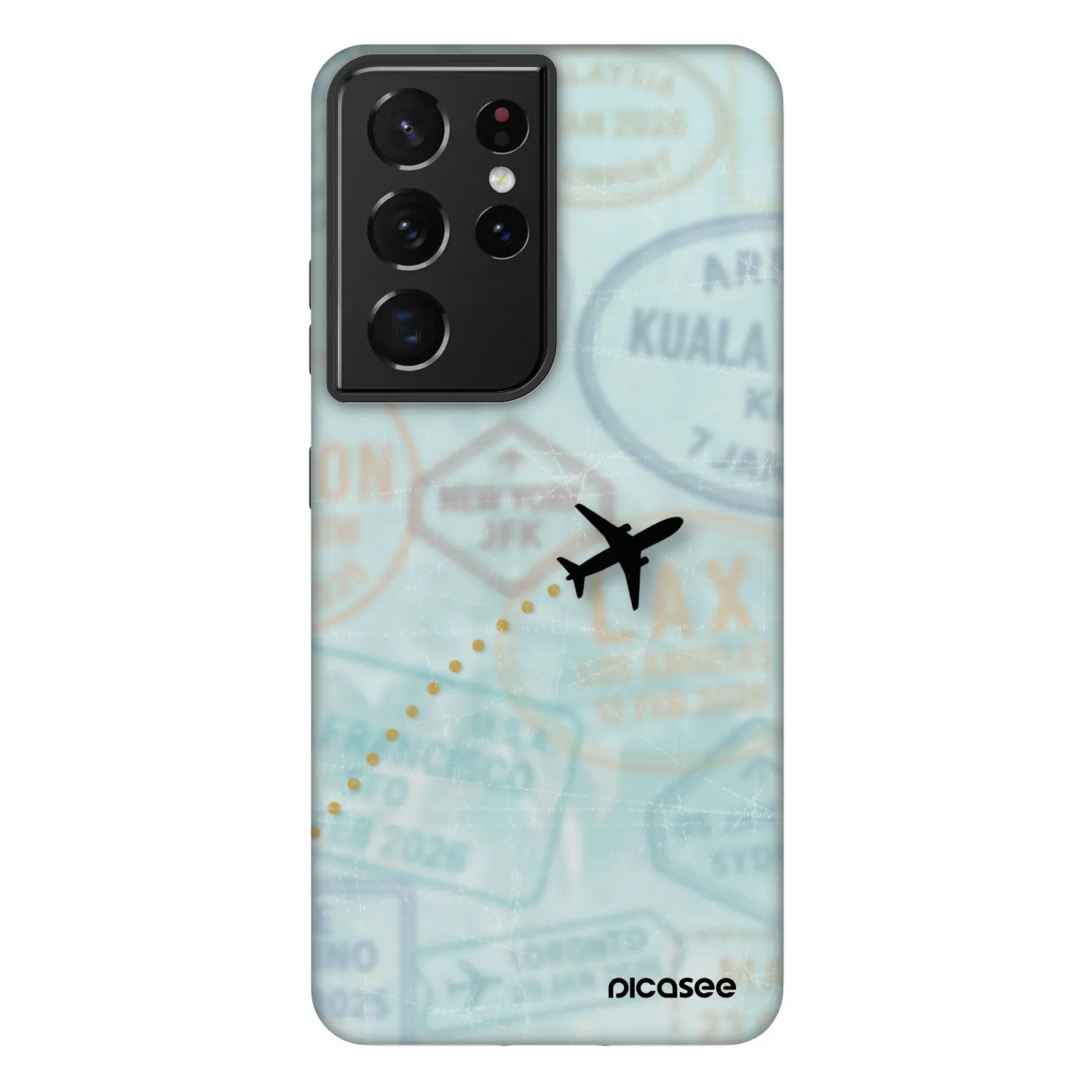 Picasee Fashion Case za Samsung Galaxy S21 Ultra 5G G998B - FLIGHT PATH