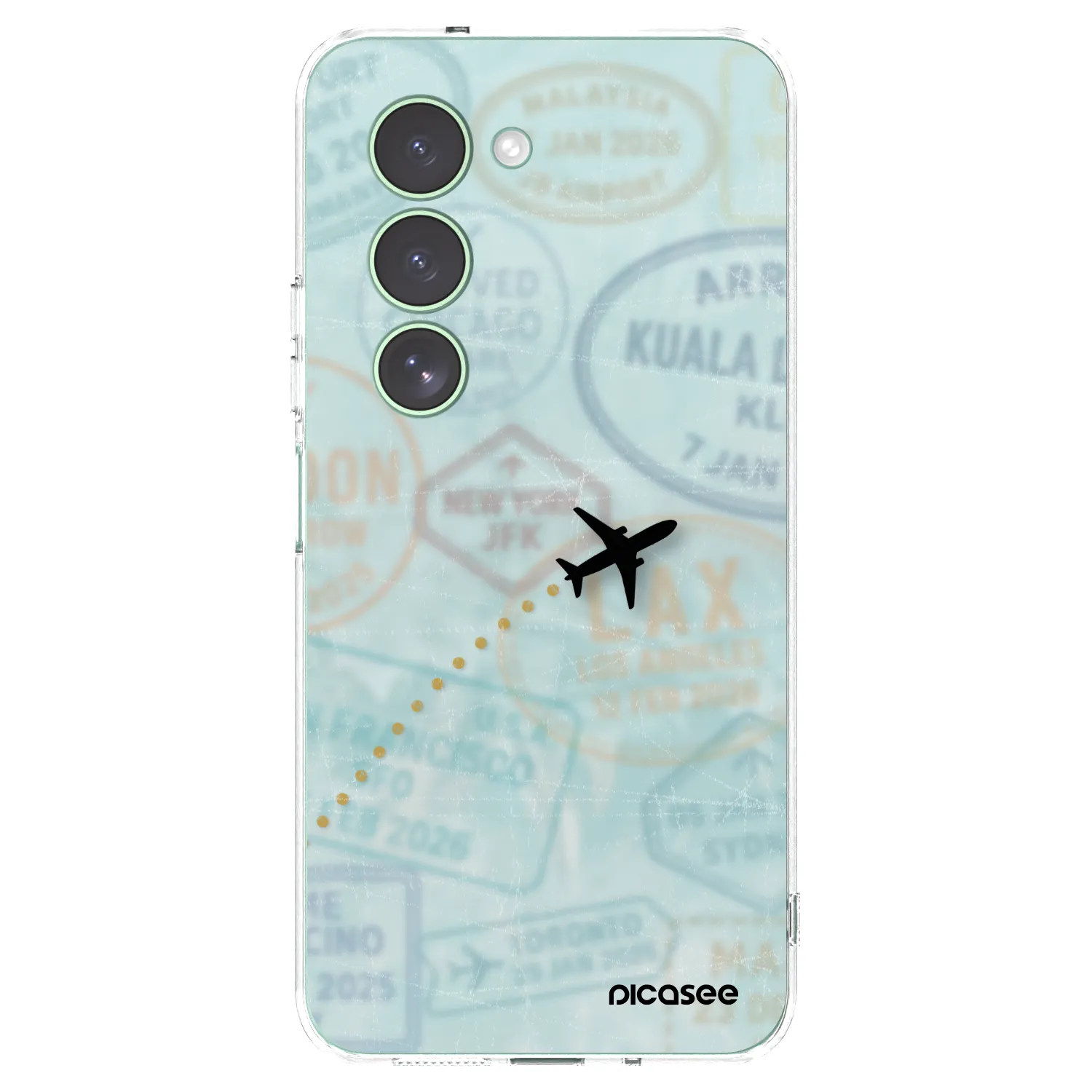 Picasee silikonska prozirna maskica za Xiaomi Redmi 15 5G - FLIGHT PATH