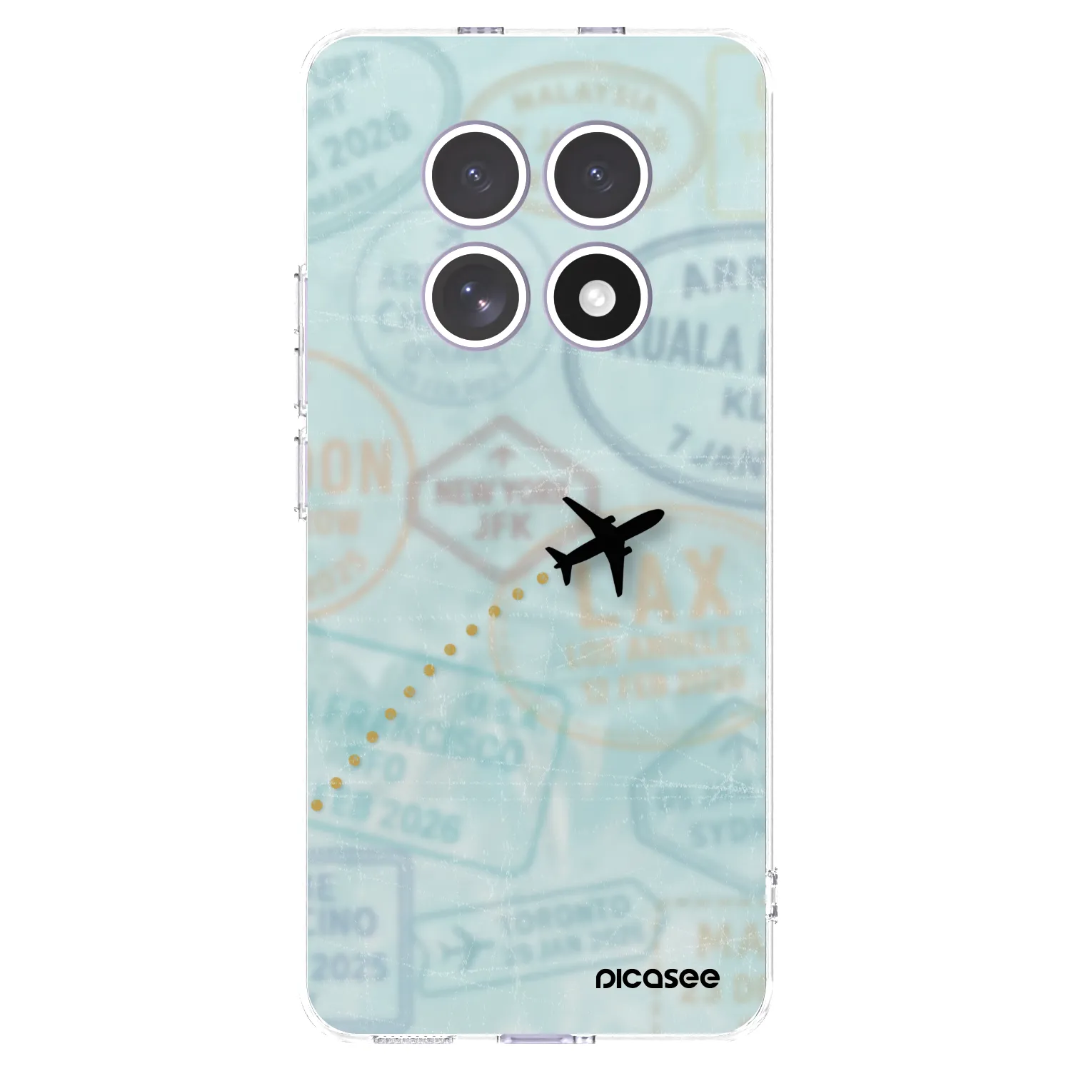 Picasee silikonska prozirna maskica za Xiaomi Redmi Note 15 - FLIGHT PATH