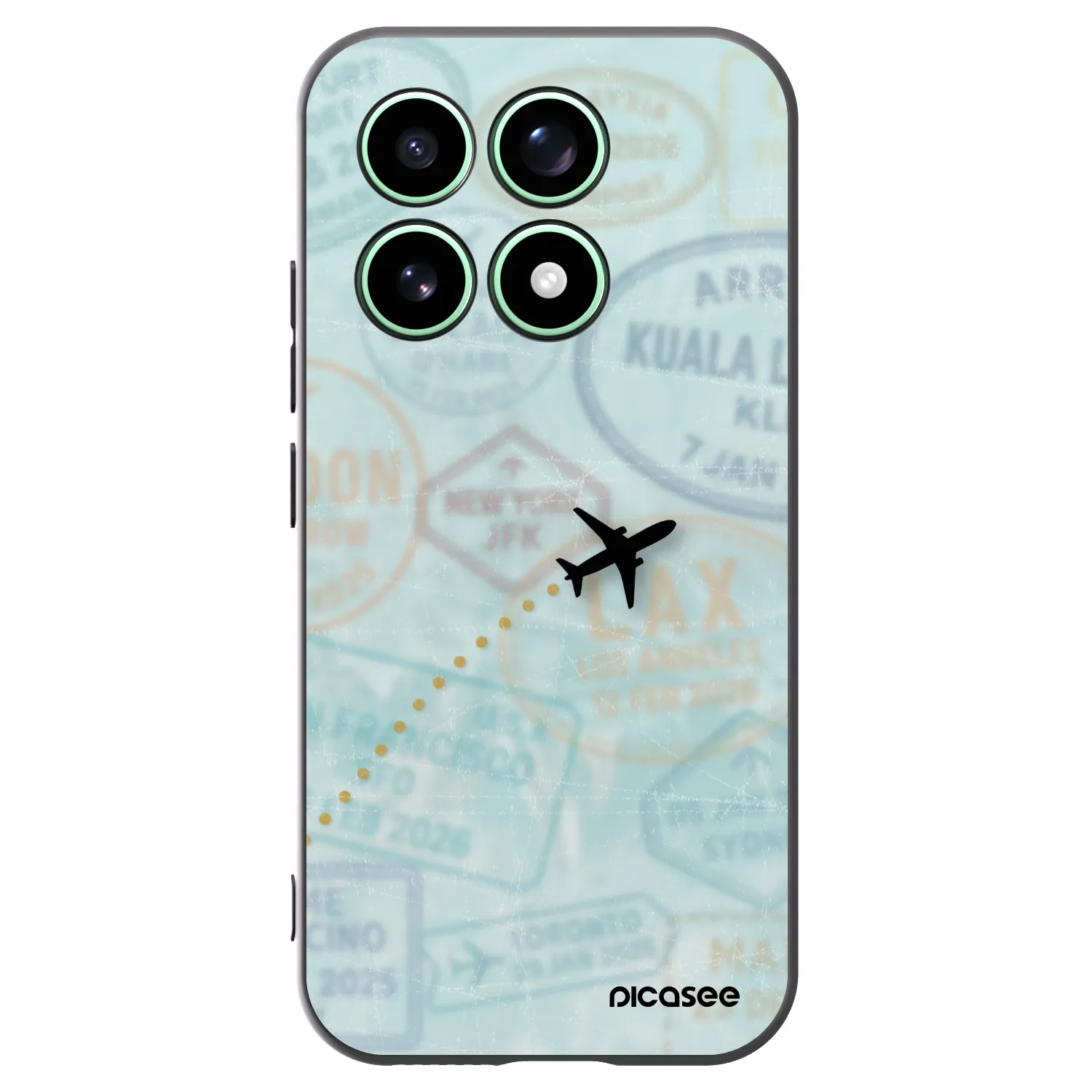 Picasee crna silikonska maskica za Xiaomi 17 - FLIGHT PATH