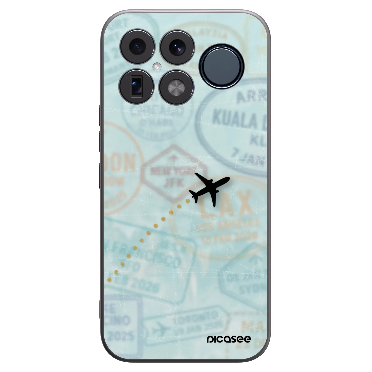 Picasee crna silikonska maskica za Xiaomi Poco F8 Ultra - FLIGHT PATH