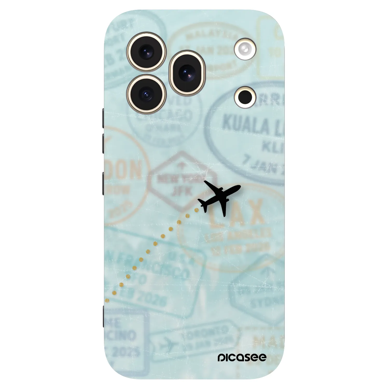 Picasee crna silikonska maskica za Honor 600 Pro - FLIGHT PATH