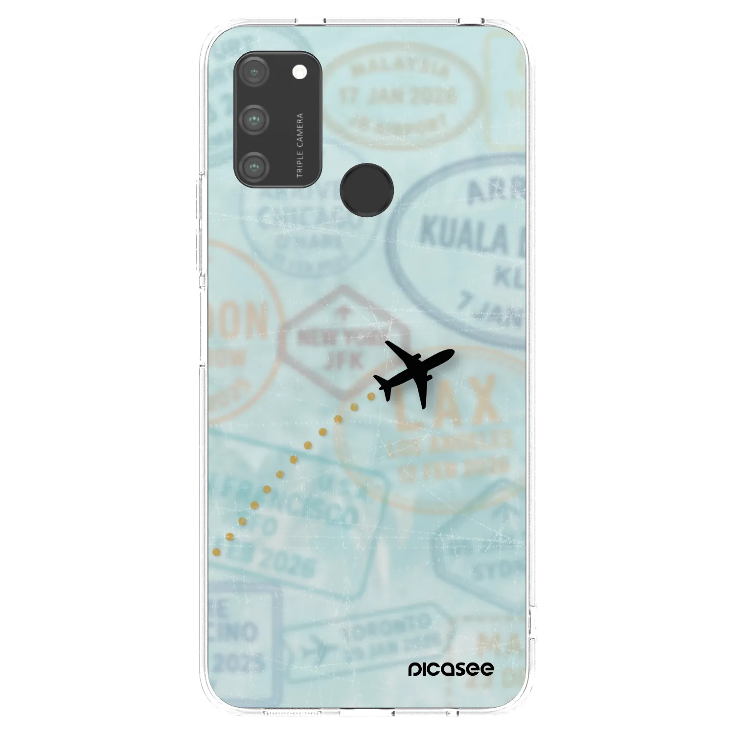 Picasee silikonska prozirna maskica za Honor 9A - FLIGHT PATH