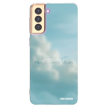 Picasee silikonska prozirna maskica za Samsung Galaxy S21+ 5G G996F - CHASiNG LIGHT