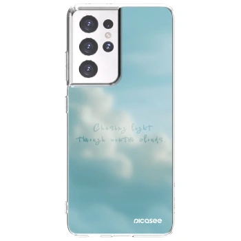 Picasee silikonska prozirna maskica za Samsung Galaxy S21 Ultra 5G G998B - CHASiNG LIGHT