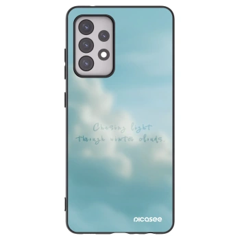 Picasee crna silikonska maskica za Samsung Galaxy A52 5G A525F - CHASiNG LIGHT