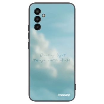 Picasee crna silikonska maskica za Samsung Galaxy M13 M135F - CHASiNG LIGHT