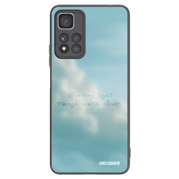 Picasee crna silikonska maskica za Xiaomi Redmi Note 11 Pro+ 5G - CHASiNG LIGHT