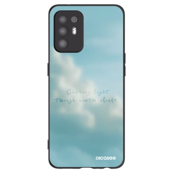 Picasee crna silikonska maskica za OPPO A94 5G - CHASiNG LIGHT