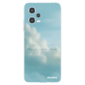 Picasee silikonska prozirna maskica za Xiaomi Redmi Note 12 5G - CHASiNG LIGHT
