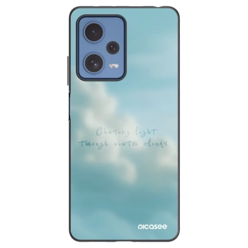 Picasee crna silikonska maskica za Xiaomi Redmi Note 12 Pro 5G - CHASiNG LIGHT