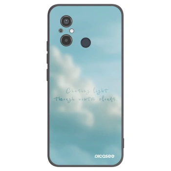 Picasee crna silikonska maskica za Xiaomi Redmi 12C - CHASiNG LIGHT