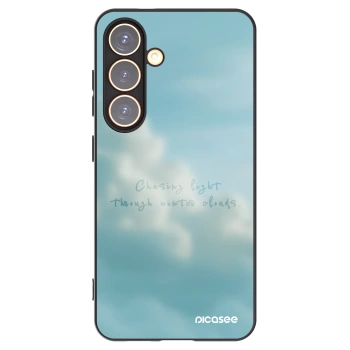 Picasee crna silikonska maskica za Samsung Galaxy S24 S921B 5G - CHASiNG LIGHT