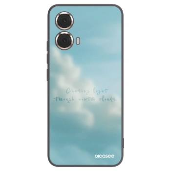 Picasee crna silikonska maskica za Motorola Moto G85 - CHASiNG LIGHT