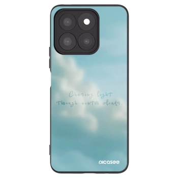Picasee crna silikonska maskica za Honor X8c - CHASiNG LIGHT