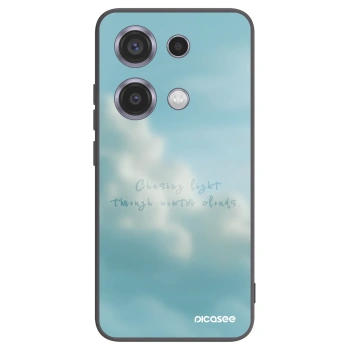Picasee crna silikonska maskica za Xiaomi Redmi Note 14S - CHASiNG LIGHT