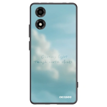 Picasee crna silikonska maskica za Motorola Moto E14 - CHASiNG LIGHT