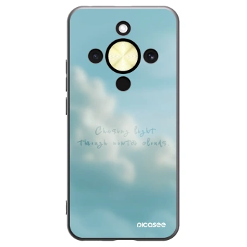 Picasee crna silikonska maskica za Honor Magic8 Lite 5G - CHASiNG LIGHT