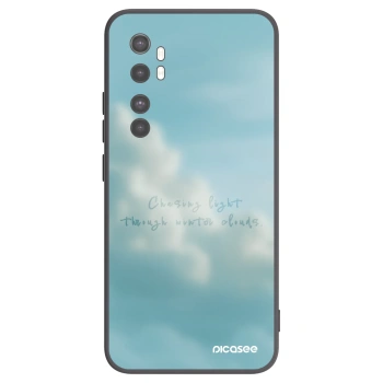Picasee crna silikonska maskica za Xiaomi Mi Note 10 Lite - CHASiNG LIGHT