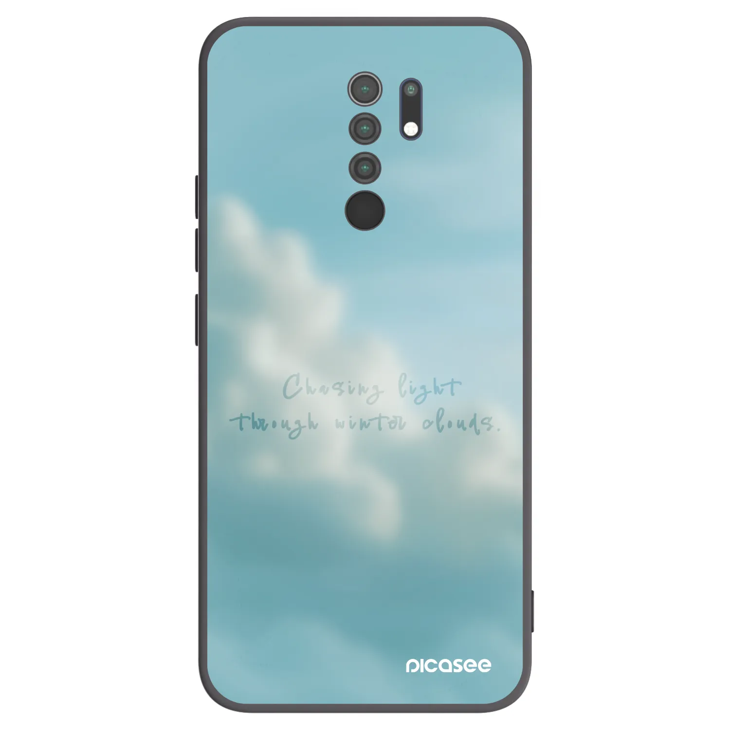 Picasee crna silikonska maskica za Xiaomi Redmi 9 - CHASiNG LIGHT