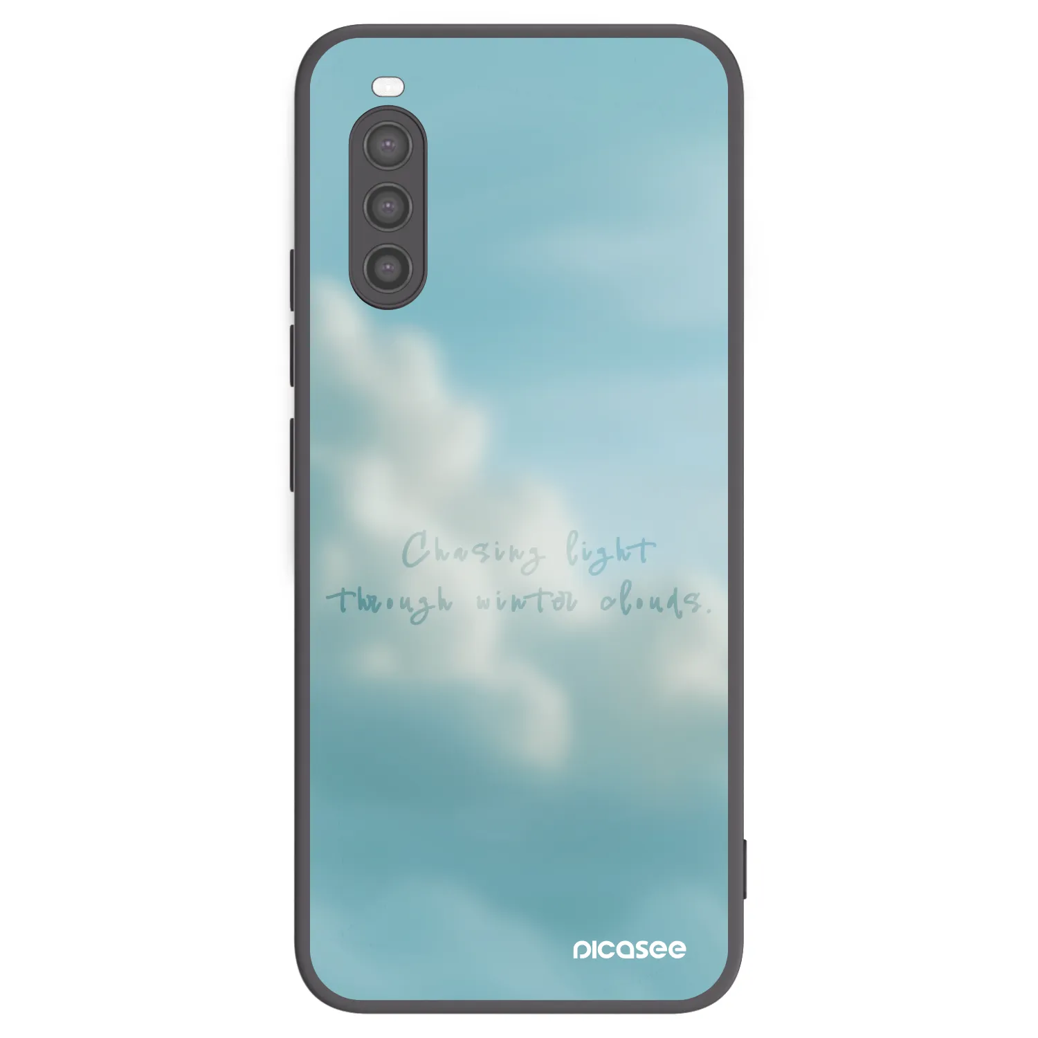 Picasee crna silikonska maskica za Sony Xperia 10 II - CHASiNG LIGHT