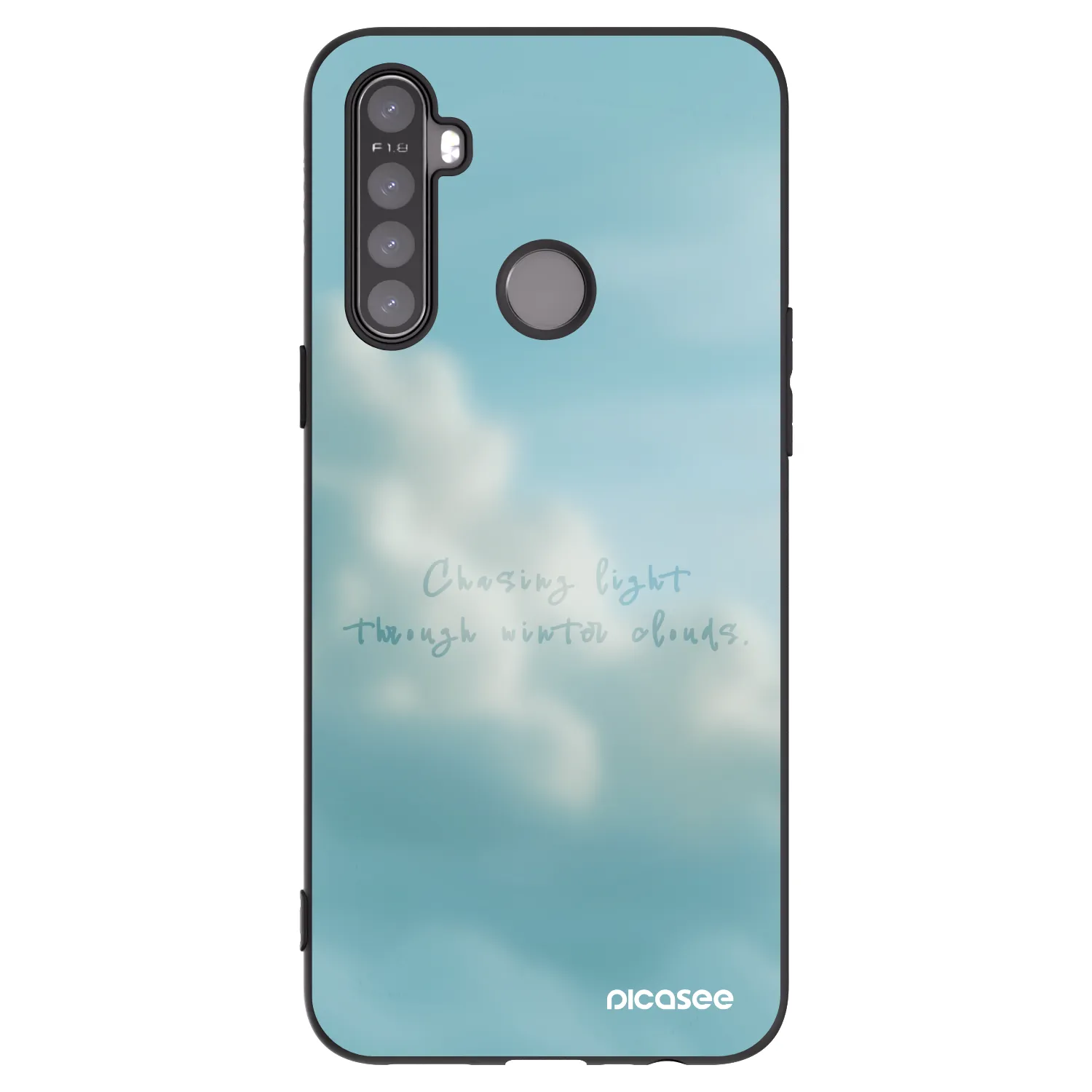 Picasee crna silikonska maskica za Realme 6i - CHASiNG LIGHT