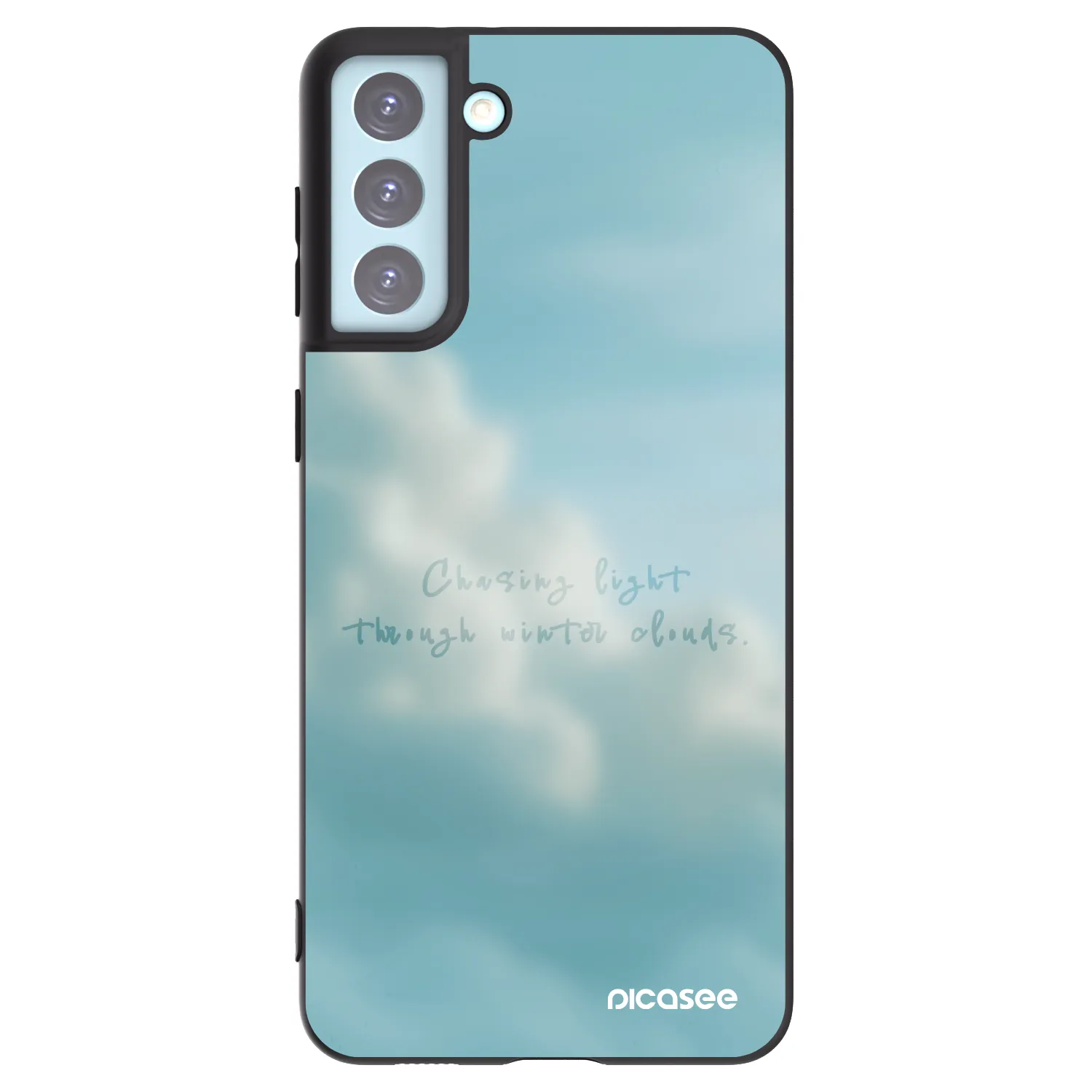 Picasee crna silikonska maskica za Samsung Galaxy S21+ 5G G996F - CHASiNG LIGHT