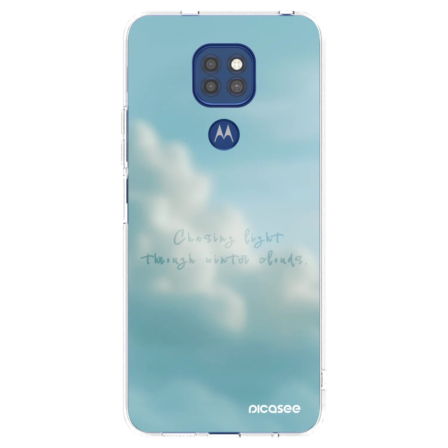 Picasee silikonska prozirna maskica za Motorola Moto G9 Play - CHASiNG LIGHT