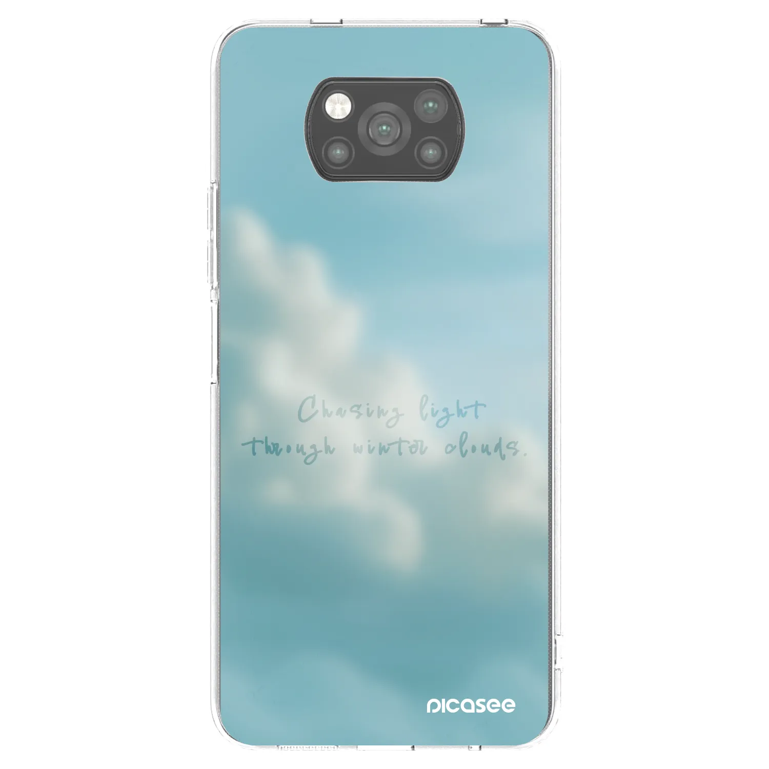Picasee crna silikonska maskica za Xiaomi Poco X3 Pro - CHASiNG LIGHT