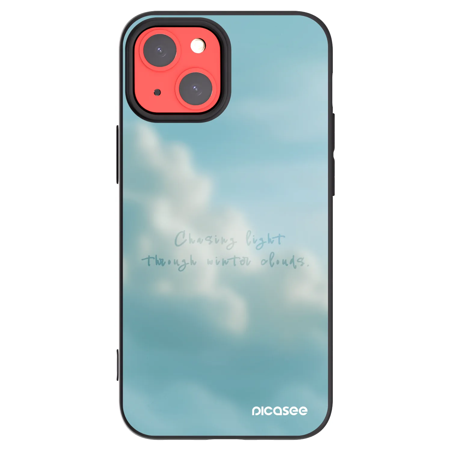 Picasee crna silikonska maskica za Apple iPhone 13 mini - CHASiNG LIGHT