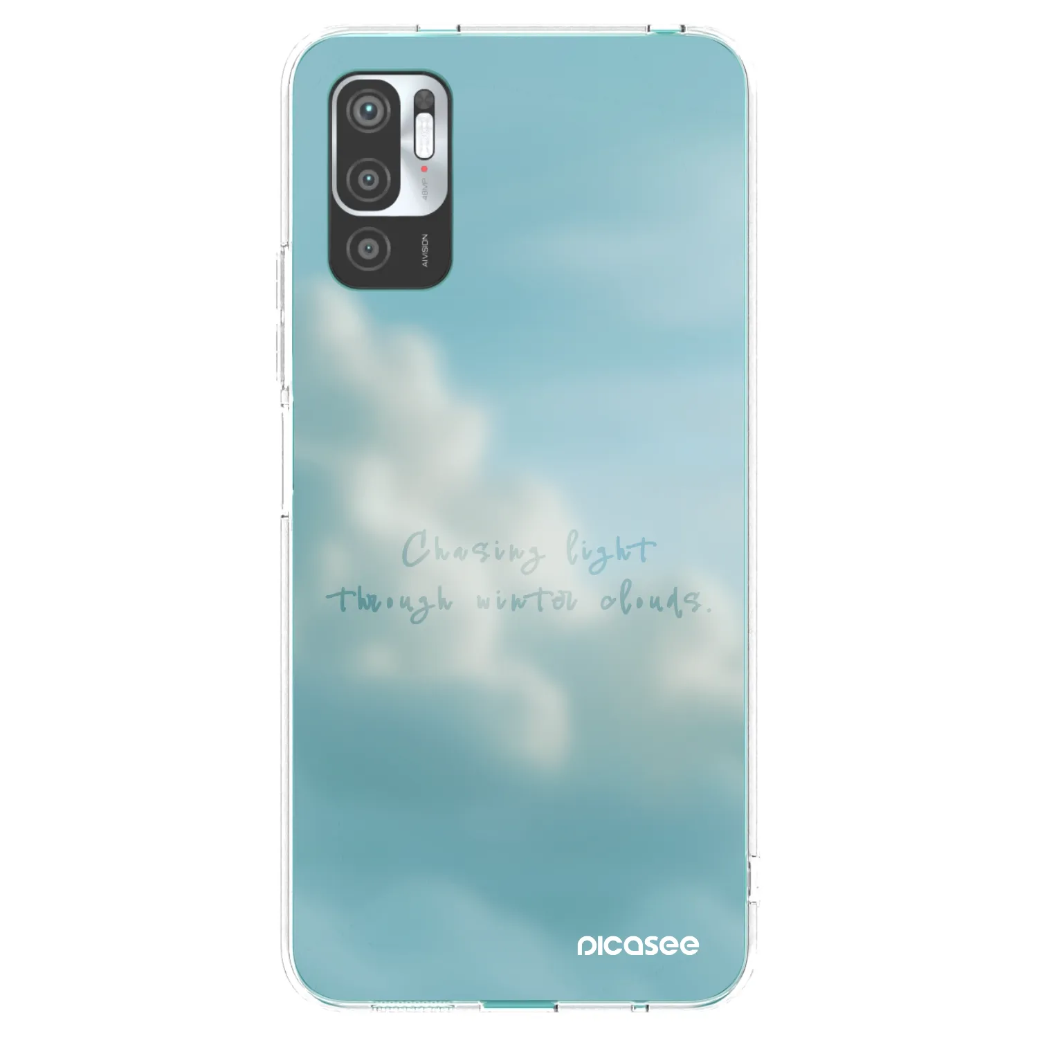 Picasee silikonska prozirna maskica za Xiaomi Redmi Note 10 5G - CHASiNG LIGHT