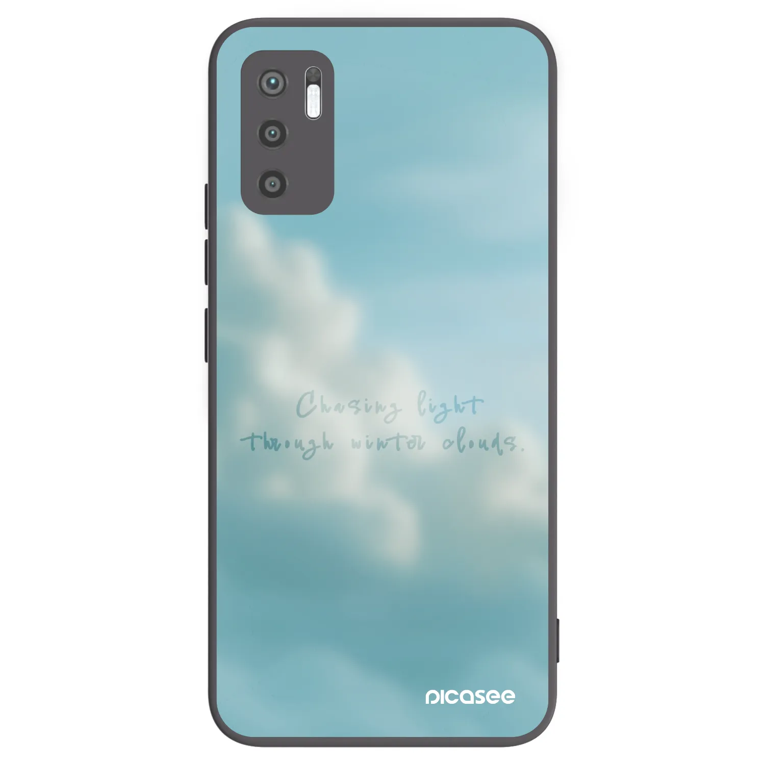 Picasee crna silikonska maskica za Xiaomi Redmi Note 10 5G - CHASiNG LIGHT